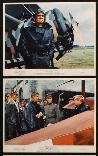6z040 BLUE MAX 8 color 8x10 stills '66 WWI fighter pilot George Peppard, James Mason, Ursula Andress