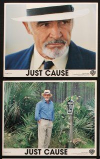6z103 JUST CAUSE 8 color 8x10 stills '95 Sean Connery, Laurence Fishburne, Kate Capshaw, Ed Harris
