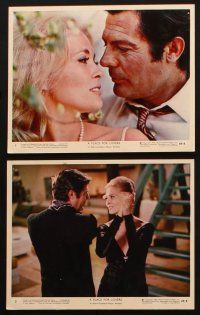 6z573 PLACE FOR LOVERS 8 color 8x10 stills '69 Amanti, Faye Dunaway, Marcello Mastroianni!