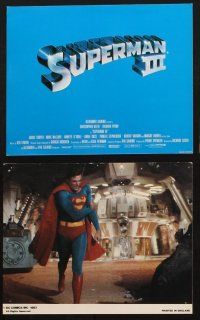 6z195 SUPERMAN III 7 color English FOH LCs '83 Christopher Reeve, Margot Kidder, Richard Pryor