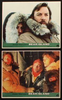 6z036 BEAR ISLAND 8 8x10 mini LCs '80 Donald Sutherland & Vanessa Redgrave, Alistair MacLean