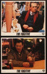 6z085 FUGITIVE 8 8x10 mini LCs '93 escaped convict Harrison Ford, Tommy Lee Jones