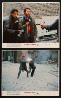 6z135 RUNNING SCARED 8 8x10 mini LCs '86 Gregory Hines & Billy Crystal are Chicago's finest!
