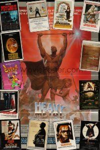 7a024 LOT OF 48 FOLDED ONE-SHEETS '70 - '97 Heavy Metal, Psycho II, Chariots of Fire & more!