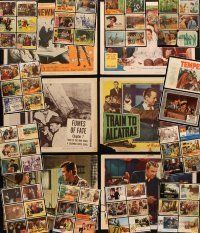 7a070 LOT OF 210 LOBBY CARDS '45 - '90 incomplete sets from a variety of movies!