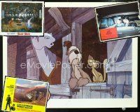 7a100 LOT OF 4 LOBBY CARDS '60s-70s One Hundred and One Dalmations, Sword in the Stone & more!