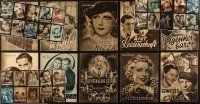 7a129 LOT OF 40 GERMAN PROGRAMS '30s many images from non-U.S. movies!
