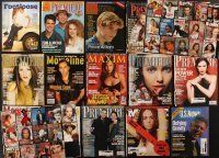 7a141 LOT OF 44 MAGAZINE COVERS '90s-00s top movie stars & directors of those decades!