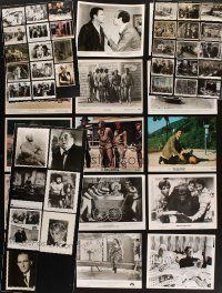 7a187 LOT OF 51 B&W AND COLOR 8x10 STILLS '30s-80s a variety of images over several decades!