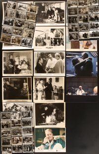 7a195 LOT OF 49 BLACK & WHITE AND COLOR 8x10 STILLS '40s-70s Baxter, Fonda, Bancroft, Crosby+more