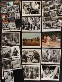 7a198 LOT OF 48 B&W AND COLOR 8x10 STILLS '30s-80s a variety of images over several decades!