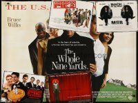 7a270 LOT OF 5 UNFOLDED BRITISH QUADS '99 - '02 The Whole Nine Yards, American Pie sequels, MIB2!