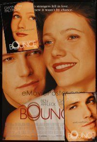 7a280 LOT OF 3 UNFOLDED DOUBLE-SIDED ONE-SHEETS FROM BOUNCE '00 Ben Affleck & Gwyneth Paltrow!
