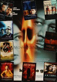 7a323 LOT OF 37 UNFOLDED DOUBLE-SIDED & SINGLE-SIDED ONE-SHEETS '95 - '04 from a variety of movies!