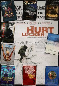 7a328 LOT OF 34 UNFOLDED SINGLE-SIDED & DOUBLE-SIDED ONE-SHEETS '80-09 Hurt Locker & more!