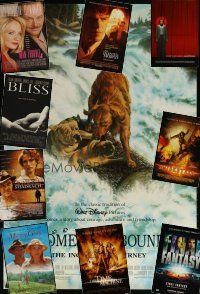 7a343 LOT OF 28 UNFOLDED DOUBLE-SIDED ONE-SHEETS '87 - '02 Homeward Bound, Talented Mr. Ripley