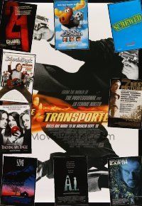 7a348 LOT OF 26 UNFOLDED DOUBLE-SIDED ONE-SHEETS '99 - '04 Transporter 2, School of Rock & more!