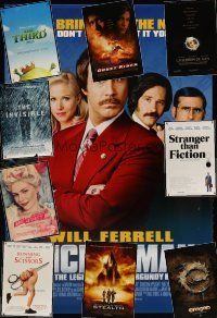 7a357 LOT OF 22 UNFOLDED DOUBLE-SIDED ONE-SHEETS '04 - '07 Anchorman, Ghost Rider & more!