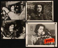 7a167 LOT OF 4 ANNA MAGNANI STILLS '60s close portraits of the Italian actress!