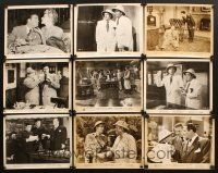 7a203 LOT OF 9 STILLS FROM ABBOTT & COSTELLO MOVIES '40s-50s wacky images of Bud & Lou!