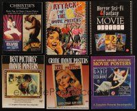 7a126 LOT OF 6 SOFTCOVER MOVIE POSTER BOOKS '90s-00s all Bruce Hershenson publications!