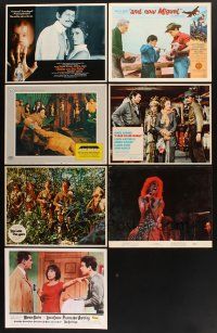 7a084 LOT OF 7 COMPLETE LOBBY CARD SETS OF 8 '66 - '79 Charles Bronson, Warren Beatty & more!