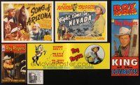 7a142 LOT OF 5 ROY ROGERS COLLECTOR'S ITEMS '99 contains comic book, REPRO LCs & color banners!