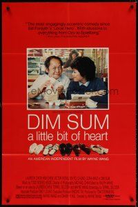 7b153 DIM SUM 1sh '85 Wayne Wang, Victor Wong, a little bit of heart!