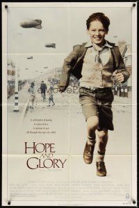 7b335 HOPE & GLORY 1sh '87 John Boorman's childhood memories of England during World War II!