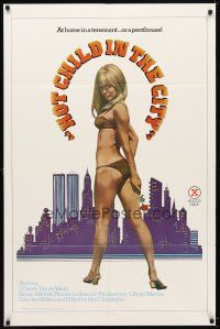 7b337 HOT CHILD IN THE CITY 1sh '79 John Holmes, L'Oriele, At home in a tenement...or a penthouse!