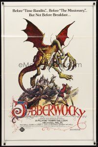 7b398 JABBERWOCKY 1sh R82 Terry Gilliam, Monty Python, great fantasy monster art!