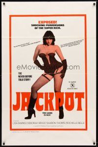 7b400 JACKPOT 1sh '78 sexy Lisa Marks in lingerie, shocking perversions of the super rich!