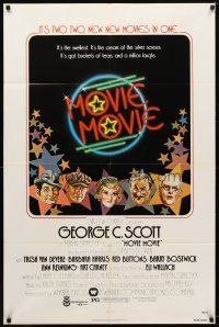 7b589 MOVIE MOVIE 1sh '78 George C. Scott, Stanley Donen directed parody of 1930s movies!