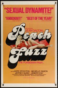 7b652 PEACH FUZZ 1sh '77 introducing sexiest Jean Dalton, the forbidden fruit!