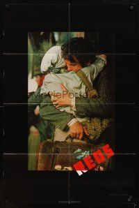 7b713 REDS 1sh '81 Warren Beatty as John Reed & Diane Keaton in Russia!