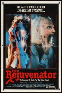 7b714 REJUVENATOR 1sh '88 the Fountain of Youth for the living dead, wild zombie images!