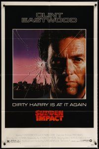 7b842 SUDDEN IMPACT 1sh '83 Clint Eastwood is at it again as Dirty Harry, great image!