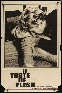 7b867 TASTE OF FLESH 1sh '67 lovemaking's most provocative acts, Doris Wishman directed!