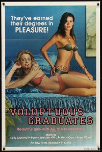 7b941 VOLUPTUOUS GRADUATES 1sh '80s they've earned their degrees in PLEASURE!