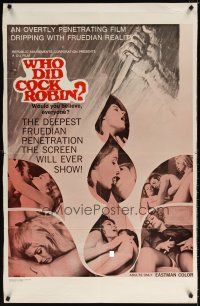 7b960 WHO DID COCK ROBIN 1sh '70s Freudian reality, wild sexploitation images!