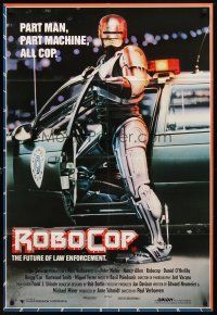 7c408 ROBOCOP Aust 1sh '87 Paul Verhoeven classic, Peter Weller, part man, part machine, all cop!