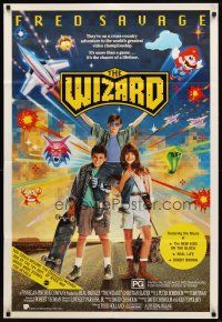 7c414 WIZARD Aust 1sh '89 Fred Savage plays Nintendo in a video game championship competition!