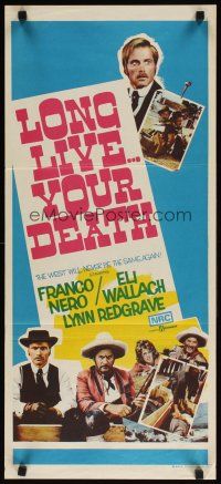 7c554 DON'T TURN THE OTHER CHEEK Aust daybill '71 Viva la muerte...Tua!, Eli Wallach, Franco Nero!