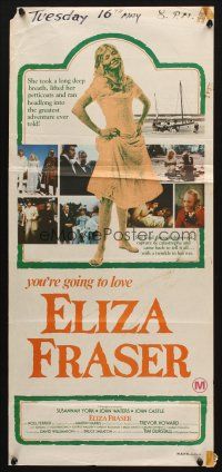 7c564 ELIZA FRASER Aust daybill '76 Tim Burstall, full-length Susannah York!