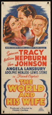 7c875 STATE OF THE UNION Aust daybill '48 Frank Capra, art of Spencer Tracy, Kate Hepburn!