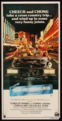 7c905 THINGS ARE TOUGH ALL OVER Aust daybill '82 Cheech & Chong take a trip to Las Vegas!