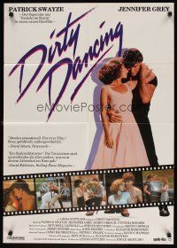 7c270 DIRTY DANCING German '87 images of Patrick Swayze & Jennifer Grey in sexy embrace!