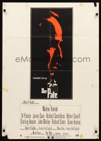 7c282 GODFATHER German '72 Marlon Brando & Al Pacino in Francis Ford Coppola crime classic!