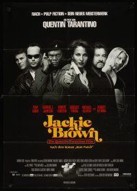 7c303 JACKIE BROWN German '97 Quentin Tarantino, Pam Grier, Samuel L. Jackson, De Niro, Fonda