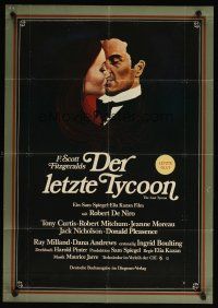 7c313 LAST TYCOON black style German '76 Robert De Niro, Jeanne Moreau, directed by Elia Kazan!